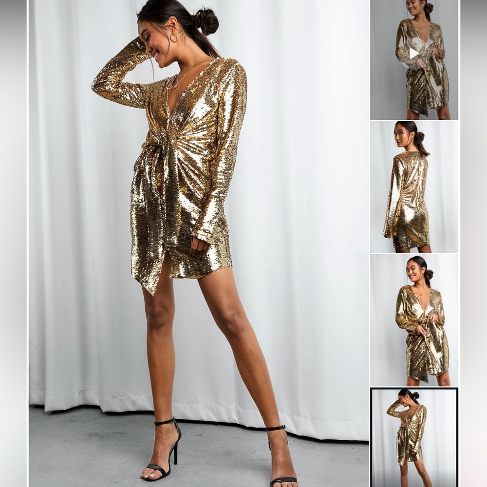 XLE Alyssa Sequin Dress